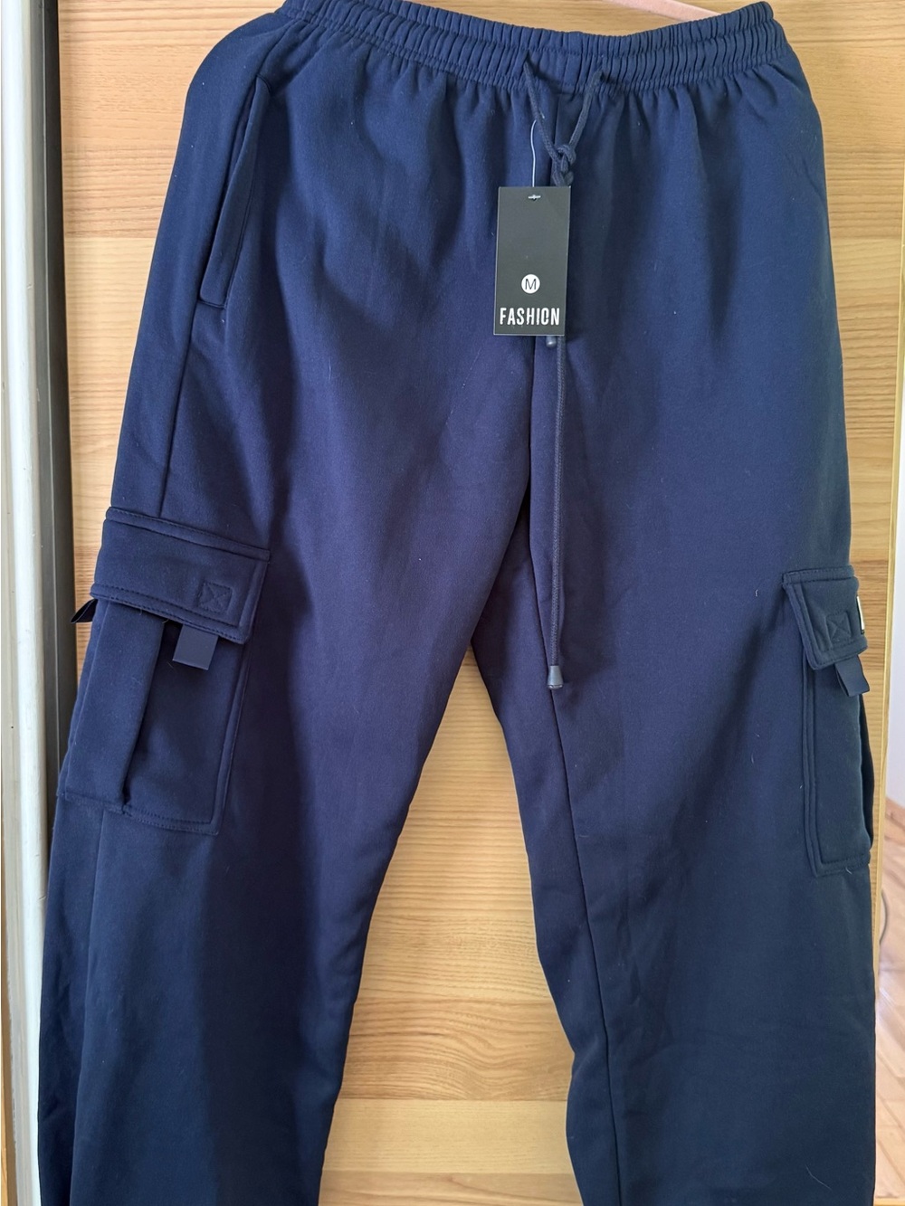 Men's Navy Cargo Jogger Pants NWT